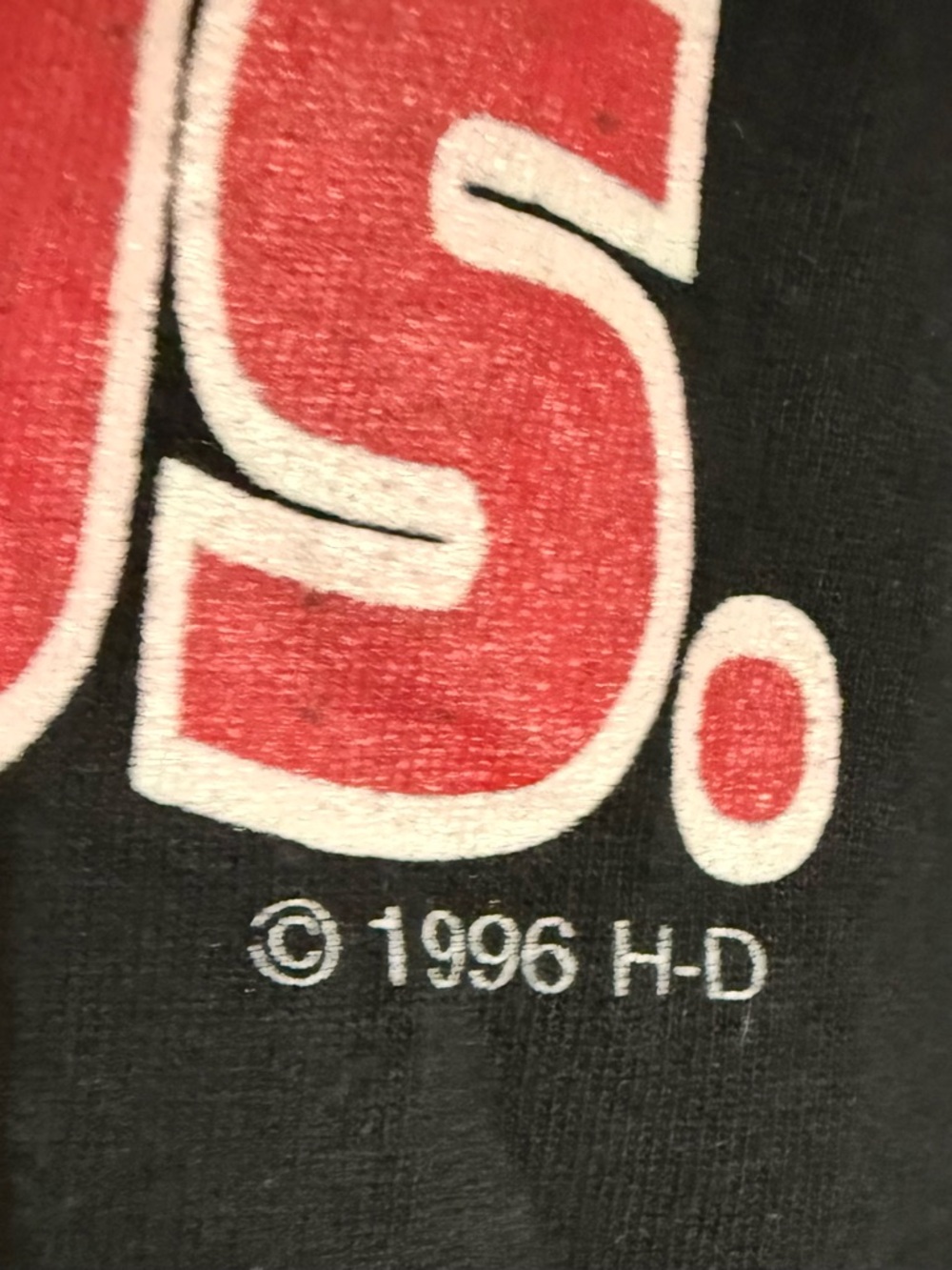 Vintage 90s Harley Davidson Las Vegas Tee Black USA Made Biker Graphic Size L - Picture 6 of 8